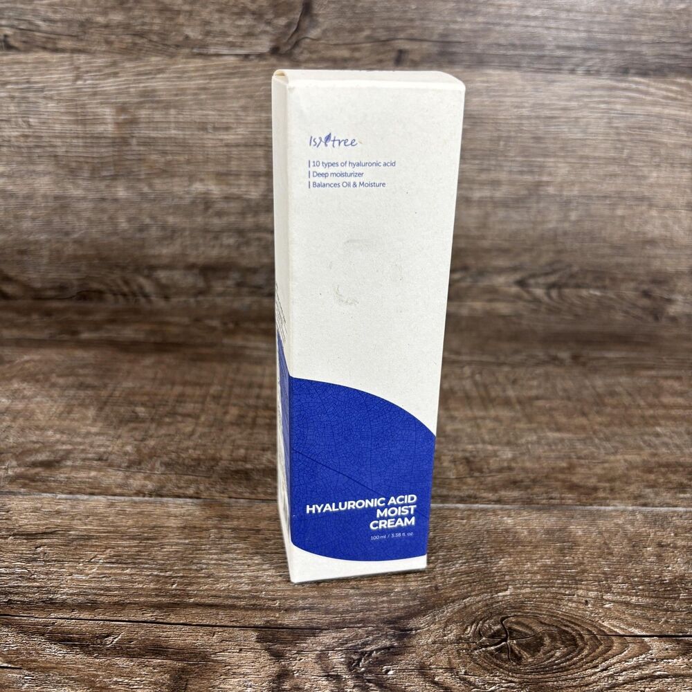 Isntree Hyaluronic Acid Moist Cream 100mL 3.38oz Face Moisturizer Hydrating